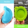 Giozoc 4 Pack Pet Food Can Cover Silicone Can Lids