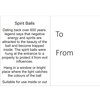 Sienna Glass Spirit Ball, Multi-Colour Pink, 11 x 11 x