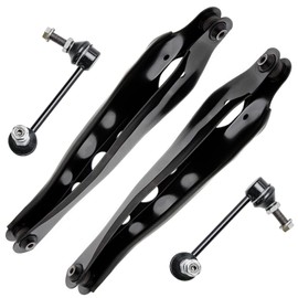 Detroit Axle - Rear Lower Control Arms Assembly + Sway Bars Replacement for 1997 1998 1999 2000 2001 Honda CR-V - 4pc Set