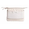 FILET - Travel Bag with Zip, Aida Canvas Embroidery Bag,