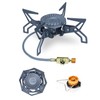 CAFELITE Backpacking Stove, 15000 BTU Windproof Camp Burner, 39.4" Hose