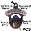 HAIICEN Retro Magnetic Bottle Opener Wall Mount, Antique Copper Beer