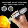 Jade Appraisal Light Detector Lamp, Super Bright DX6 USB Rechargeable