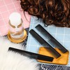 12 Peines de Peluquería de Plástico Negro, Peines de Dientes