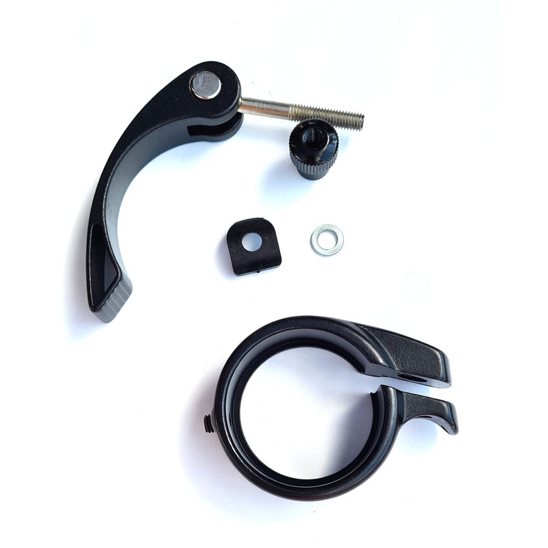 CarbonEnmy Bicycle Seat Clamp Aluminium with Quick Release Saddle Clamp