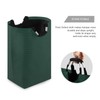 Qilmy Hunter Green - Canasta Cesto para la Colada, Grande,