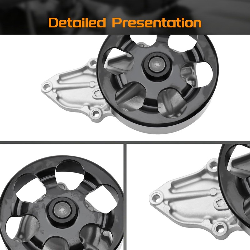 Engine Water Pump with Gasket Compatible with Acura CSX 2008-2009/