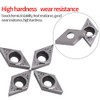 YWBL-WH DCGT070204-AK Carbide Inserts CNC Reversible Plates Blade Lathe Tool