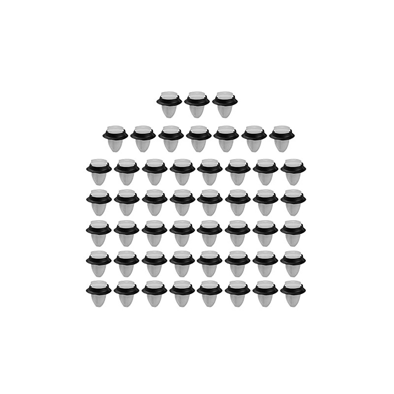 Pack of 50 856543 71728806 Car Door Trim Mounting Clips,