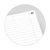 Oxford Urban, Office Notebook A4, 100 Pages, 7mm lined, Twin-wire,