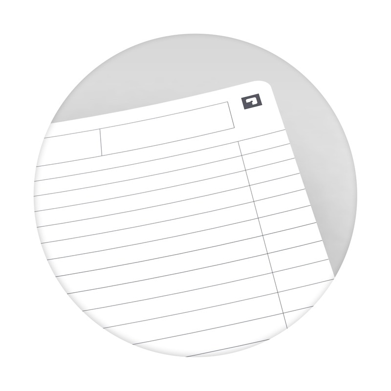 Oxford Urban, Office Notebook A4, 100 Pages, 7mm lined, Twin-wire,
