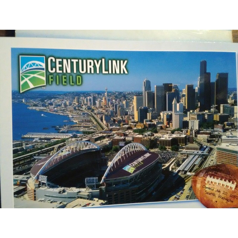 THE PACIFIC NORTHWEST AERIAL VIEW OVER BEAUTIFUL CENTURYLINK FIELD SEATTLE