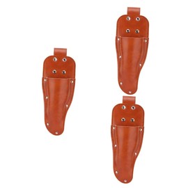 TOVINANNA 3pcs Scissor Holder Bag Hair Scissor Case Barber Shear Holder Stylist Tools Pu Leather Minimalist Portable