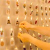 HXWEIYE 50LEDs Photo String Light, Warm White 16.4Ft Battery Powered