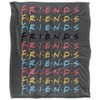 FRIENDS Silky Touch Kuscheldecke, superweich, 152 x 127 cm