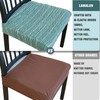 Lawalon Heavyweight Cotton Dining Seat Covers for Chairs (Blue, Set