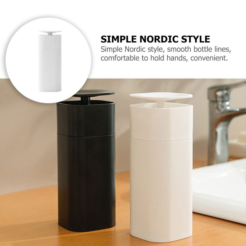 Liquid Push Down Pump Dispenser, One-Touch Pump Bottle Dispenser, Empty