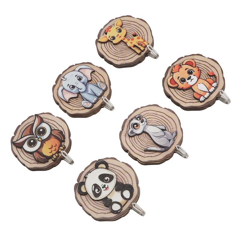 Children Cartoon Clothes Hook No Drilling Lovely Self Adhesive Kids