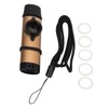 Metal Kazoo Resin Mouthpiece Adjustable Tightness Wind Instrument with Flute