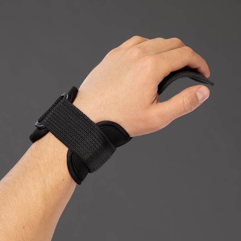 Chiba Unisex Træningshjælp powerGrips Zughilfe, Schwarz, Einheitsgröße EU