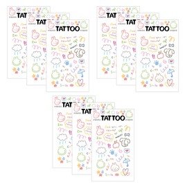 Petit Fancy Petit Tattoo TS054, Cutie Animal, 9 pieces / 쁘띠팬시 쁘띠타투 TS054, 큐티애니멀, 9개입