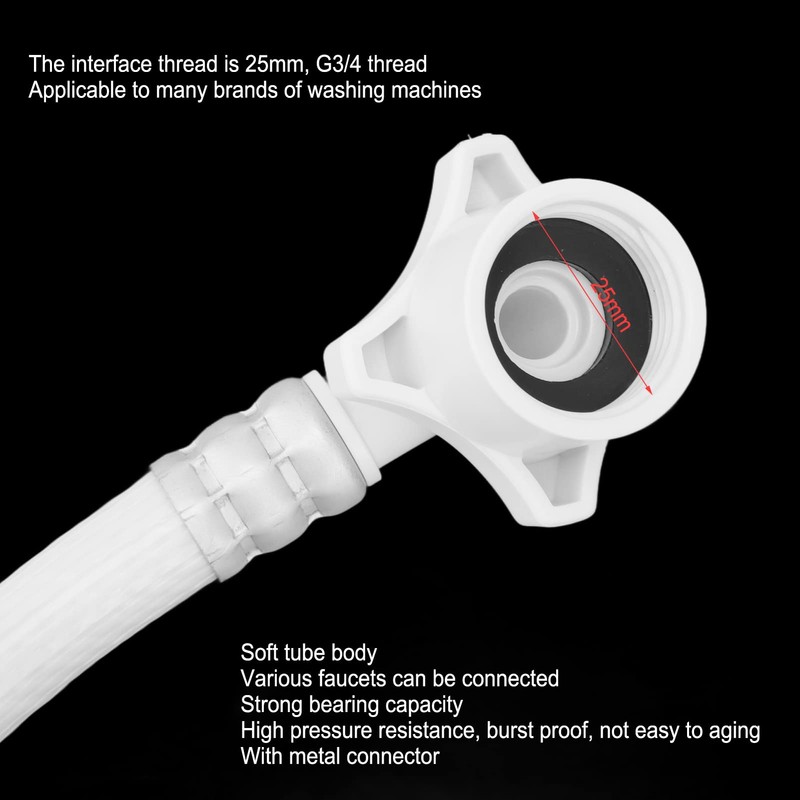Washing Machine Water Inlet Hose,Burst Proof PVC Washing Machine Water
