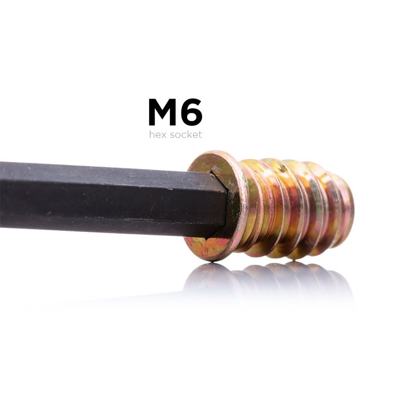YoiYee Wood Furniture M6 x 13 mm Threaded Insert Nuts
