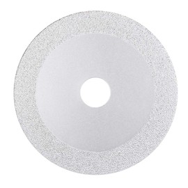 sourcing map 4.5" Diamond Cutting Wheels Grinding Disc for Stone Ceramics Glass 46 Grits Silver Tone