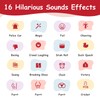 BLUEYE Sound Effects Machine with Remote,50 Jokes Button for Boys,Rechargeable