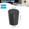 PATIKIL Solid Rubber Stoppers 2#, 10 Pack Tapered Lab Seal