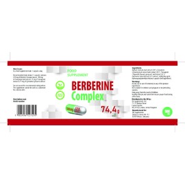 Berberin Komplex 500mg 120 Vegane Kapseln, Laborgeprüft, Hochdosiert