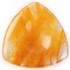 Artistone Citrine Crystal Thumb Worry Stone for Anxiety Healing Crystal