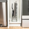 Household Essentials Glidez Multipurpose Chrome-Plated Steel Pull-Out/Slide-Out Storage Organizer for