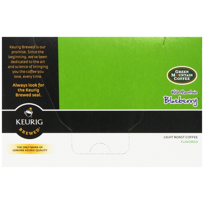 Green Mountain Coffee K-Cup, Wild Mountain Blueberry, 12-Count