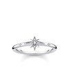THOMAS SABO Star Ring with Stones 925 Sterling Silver TR2317,