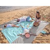 WEKAPO Beach Blanket Sandproof, Extra Large Oversized 10'X 9' for