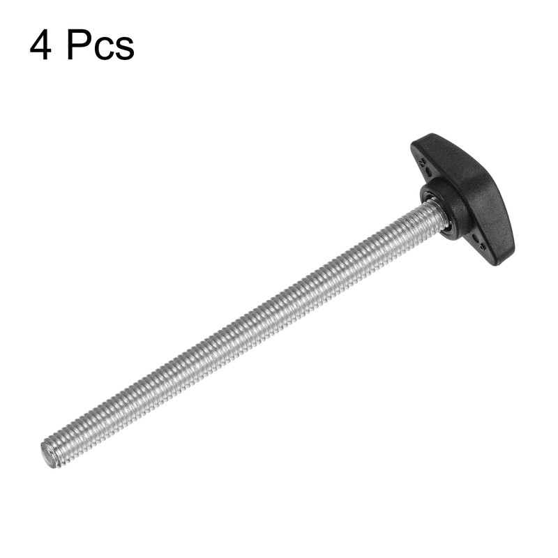 QUARKZMAN 4 Pcs T Wing Knobs Thumb Screws M8 x