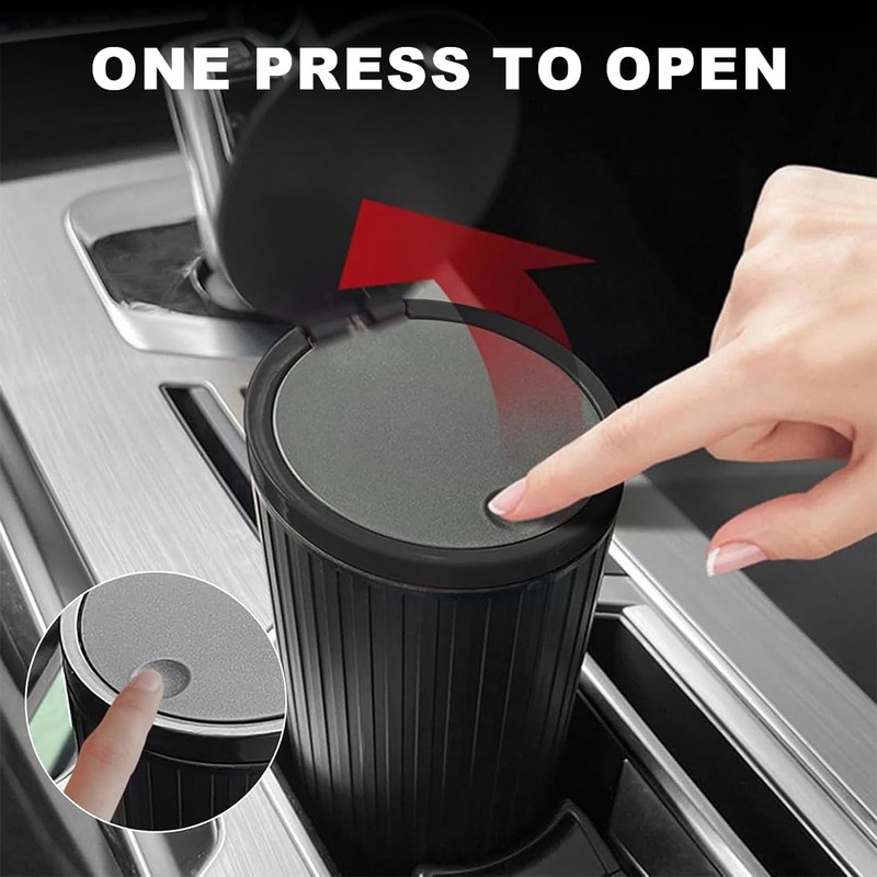 YOYEAH Car Trash Can - Odour-Proof Mini Trash Can for