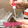GH1200 (2-in-1) Super Glue with Brush Applicator & Nozzle, Mess