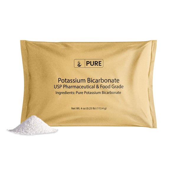 Potassium Bicarbonate (4 oz.), Natural, Pure, Food Safe