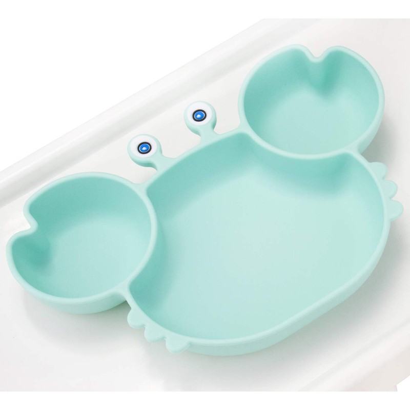 Silicone Suction Plate for Toddlers with Fork Spoon Set -