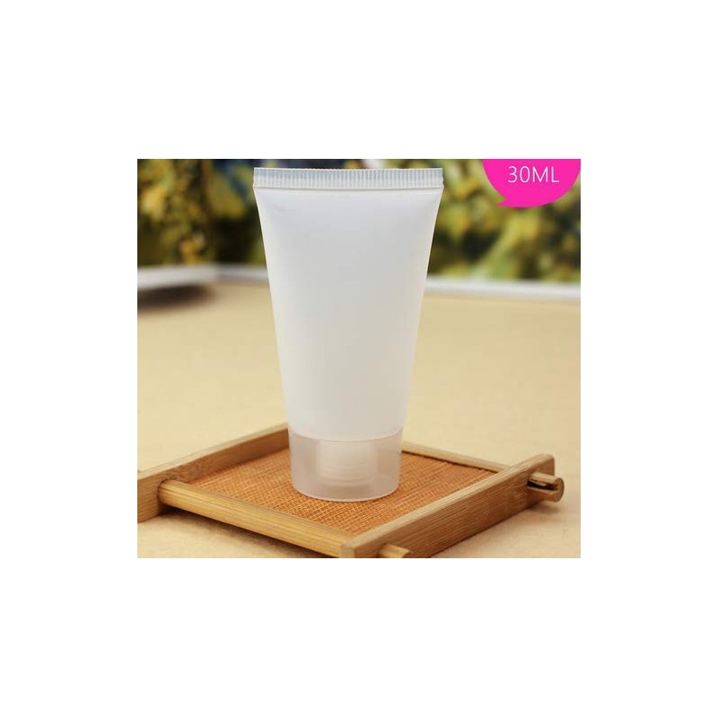 LASSUM 10 PCS Refillable Empty Plastic Squeeze Soft Tubes Bottle,Flip