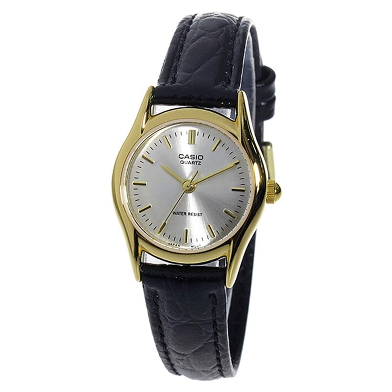 Casio LTP-1094Q-7A Women's Analog Basic Watch Black/Gold/Silver [Clock]