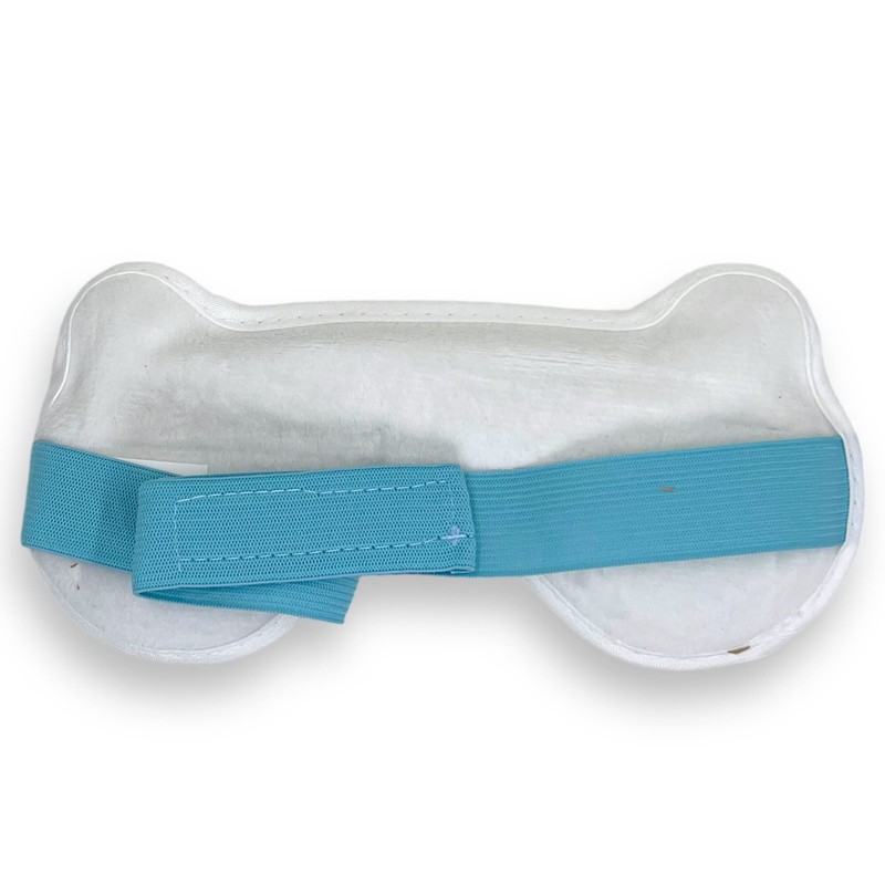 Cooling Gel Eye Mask with Plush Lined Back - Hot