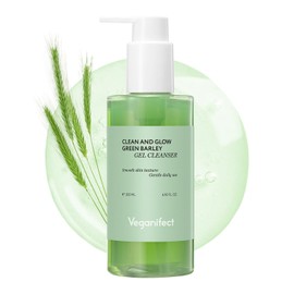 Veganifect. Clean and Glow Blue Wheat Gel Cleanser 205ml