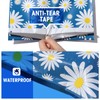 Fuxury 10x13 Inch 100Pcs Blue Daisy Poly Mailers Shipping Envelopes,