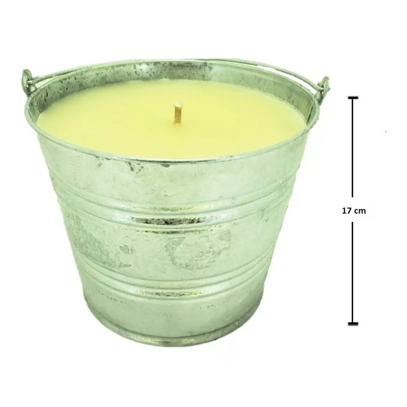 Velart Vela Artesanal Con Citronela Repelente De Mosquitos 4kg