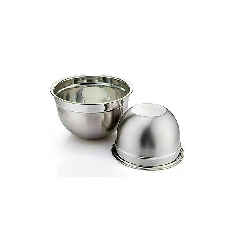 Tredoni Professional Stainless Steel 35 cm Deep Mixing Bowl, Robust,