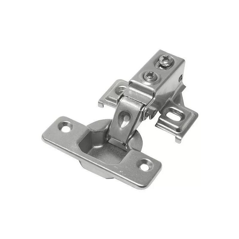 LIZOFERTAS Bisagra Cierre Suave Bidimensional Recta Brazo Corto 20 Pzas