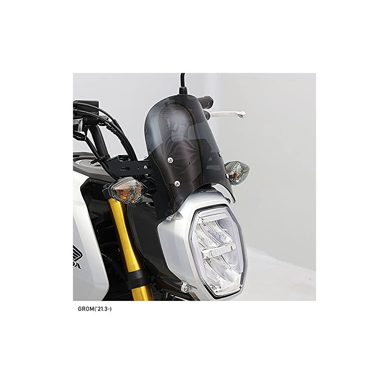 ENDURANCE GROM XJL26P642S1 Motorcycle Meter Visor Set Smoke + Mounting